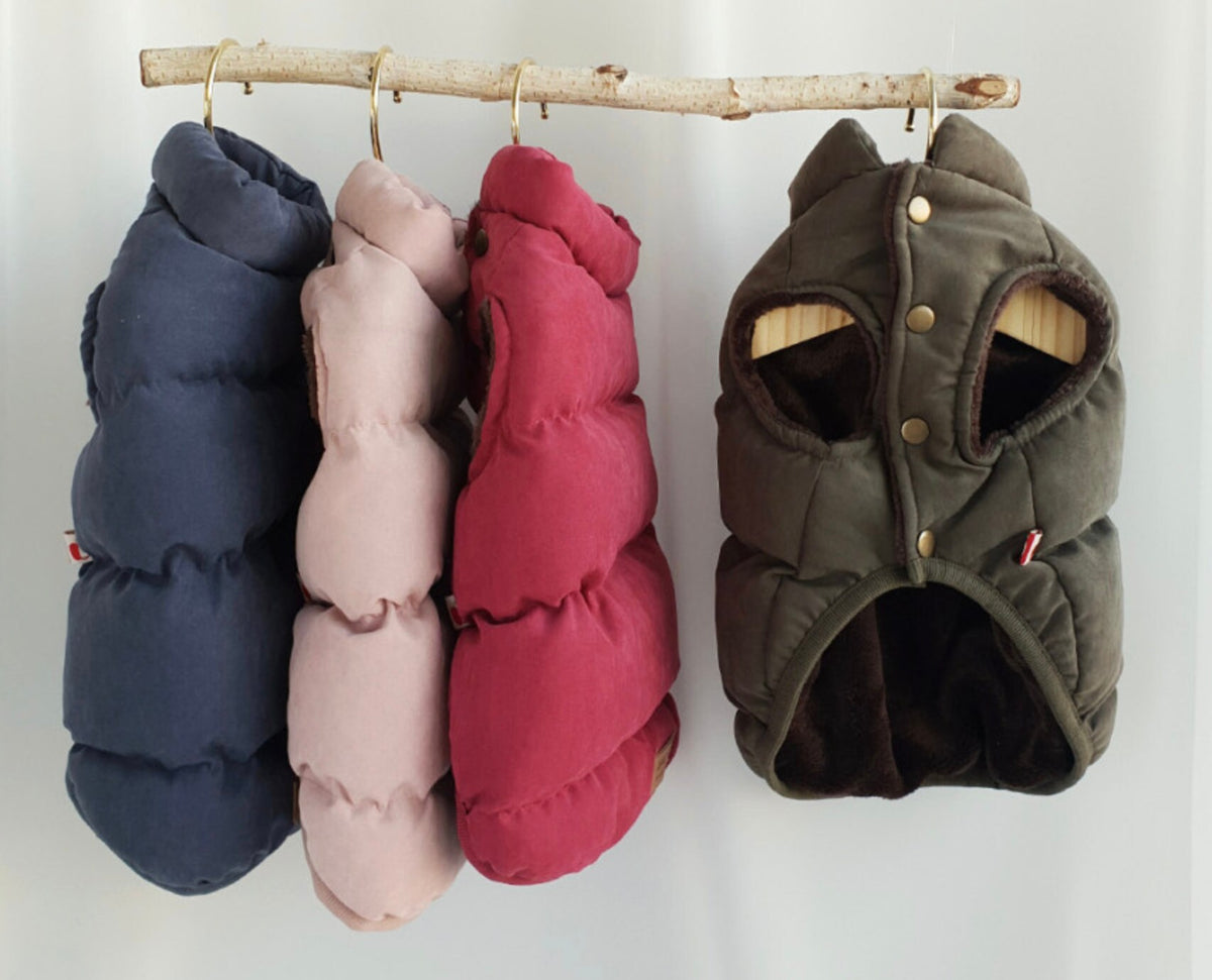 S-3XL, Puffer Dog Jacket
