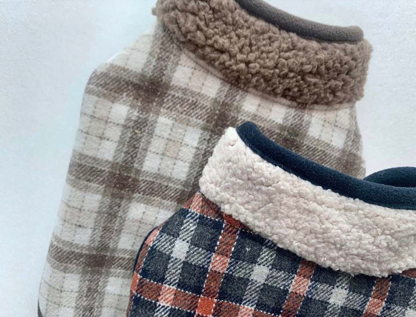 Duffle Plaid Fleece Coat