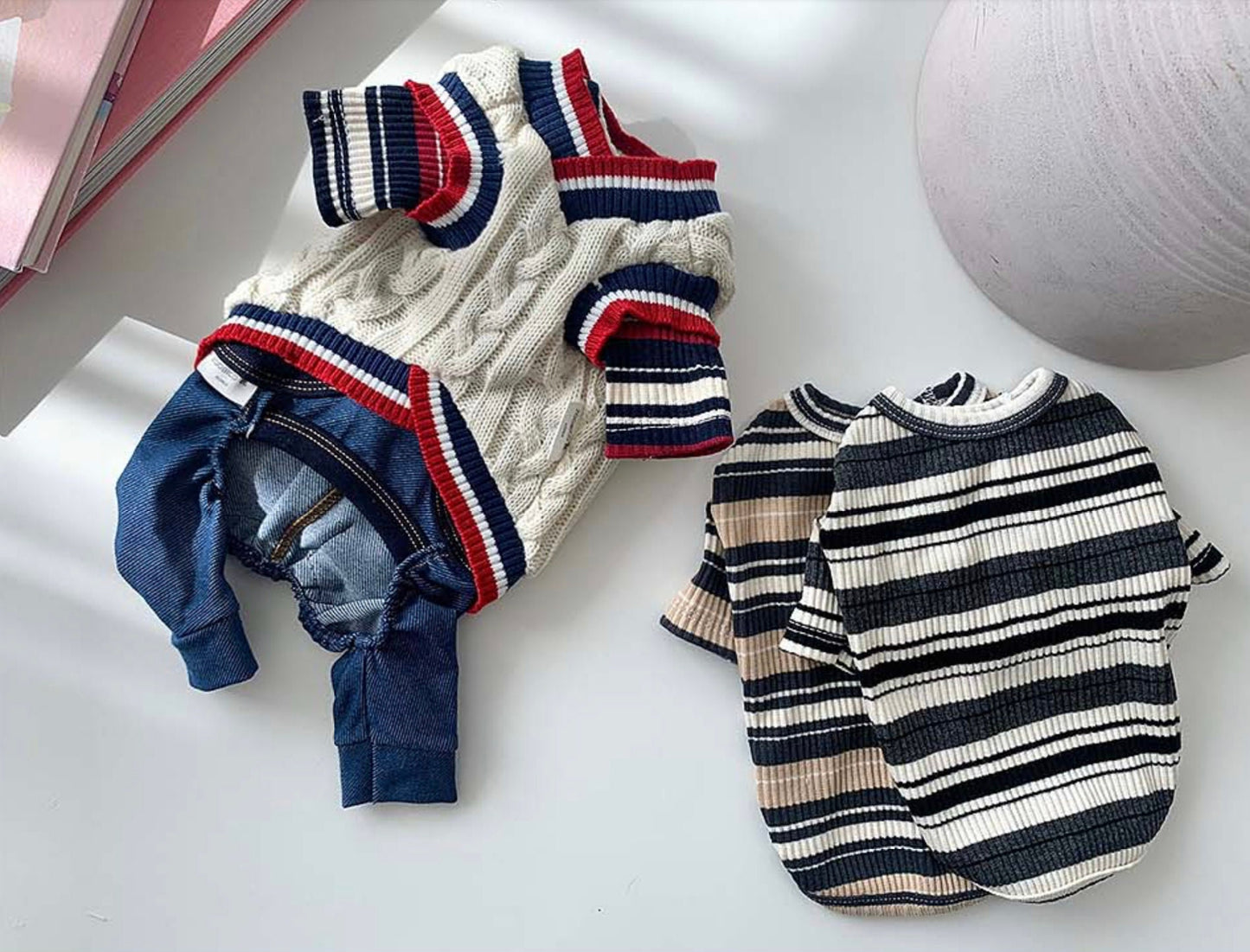 Stripe Ribbed Knit