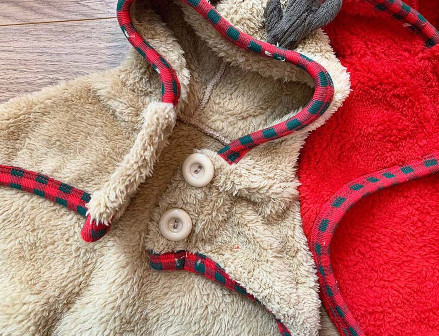 Reindeer Fleece Cape