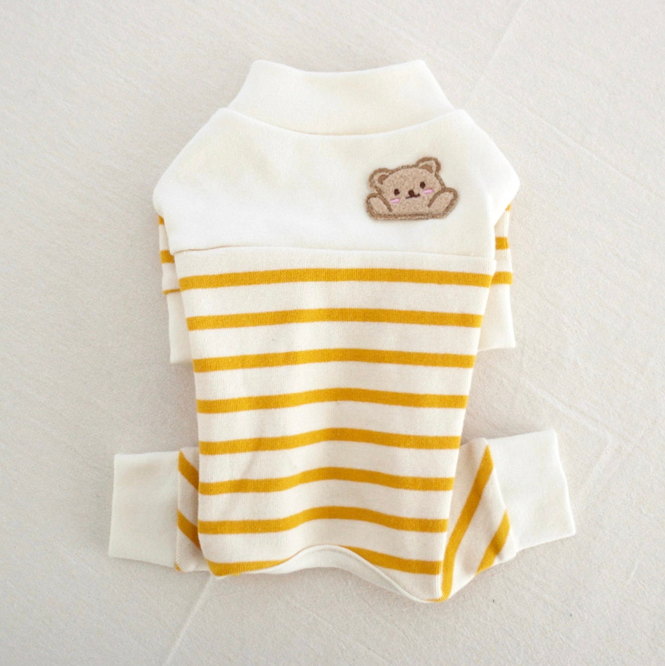 Bear Striped Overall