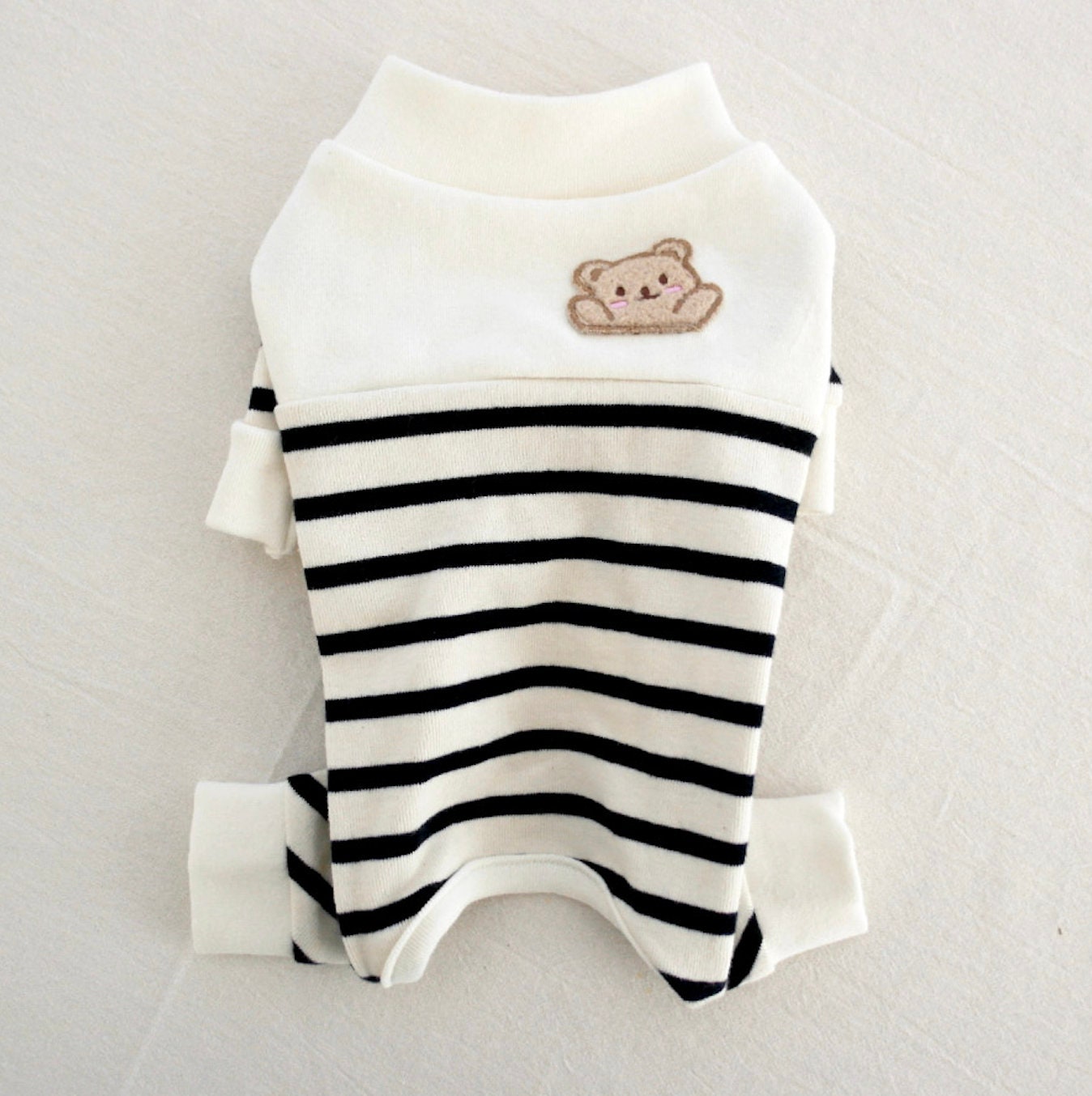 Bear Striped Overall