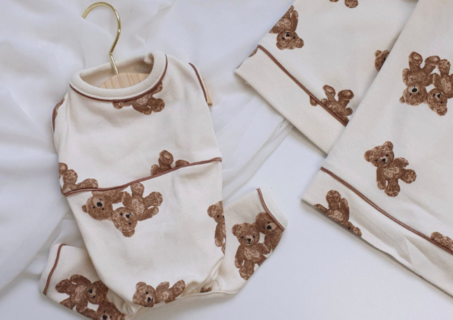 Teddy Bear Cotton Overall