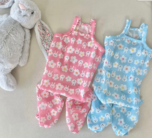 Cutie Rabbit Graphic Overall