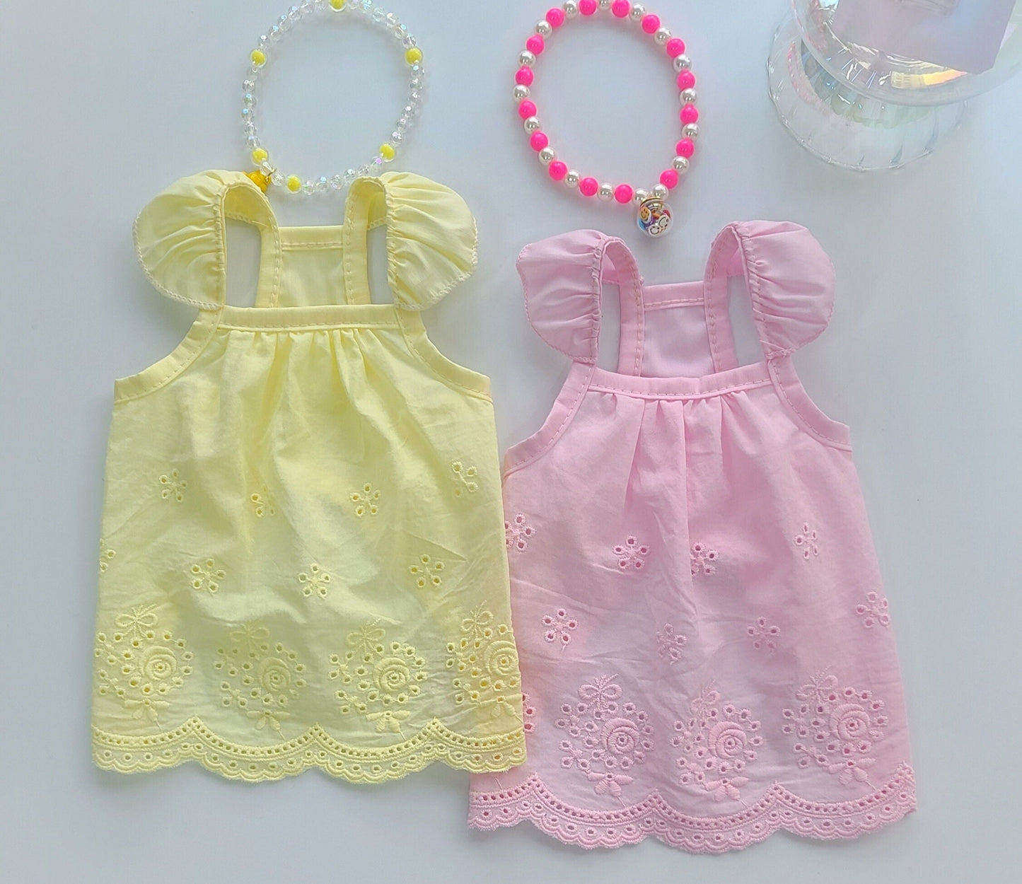 Eyelet Smocked Dress