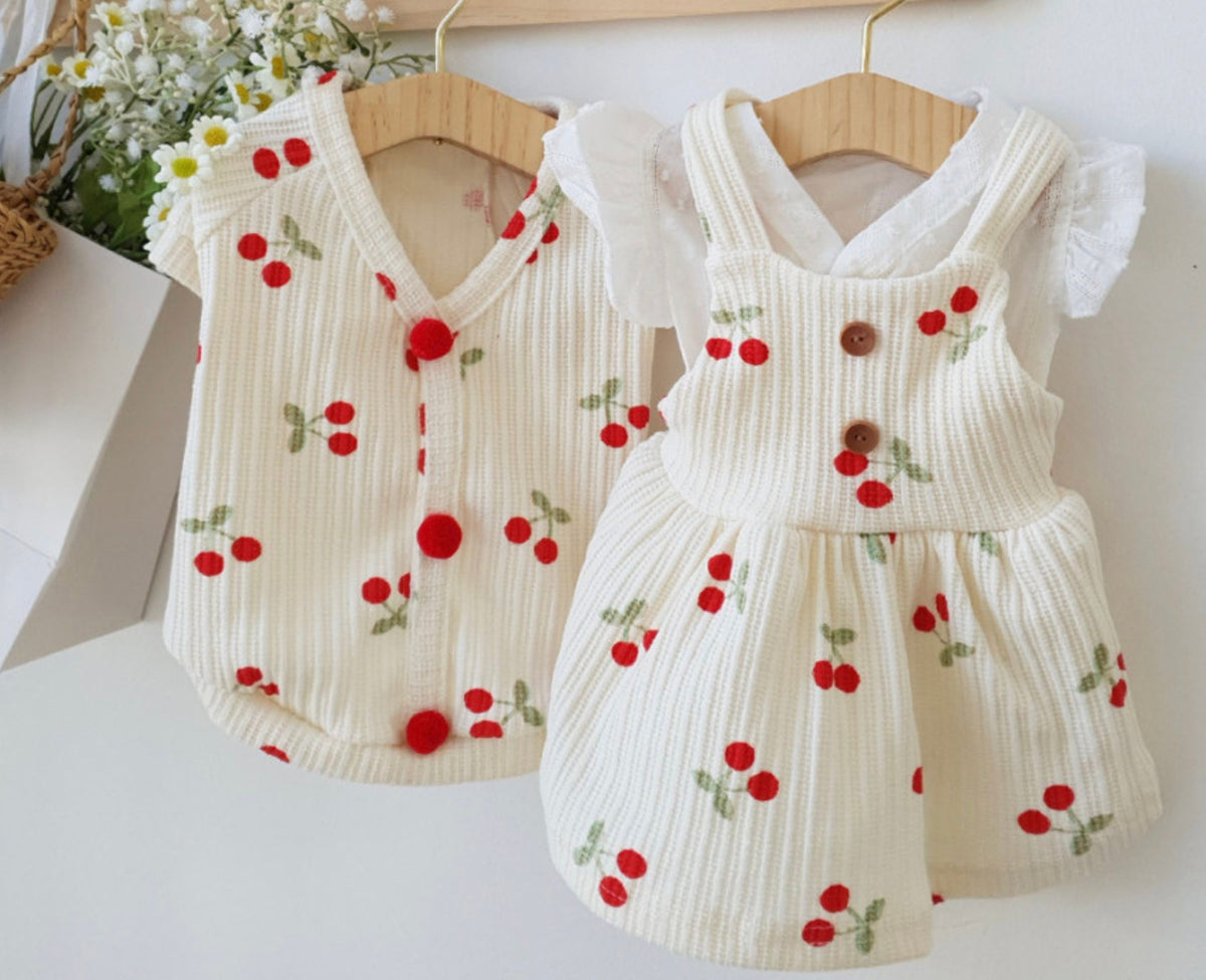 Cherry Dog Dress