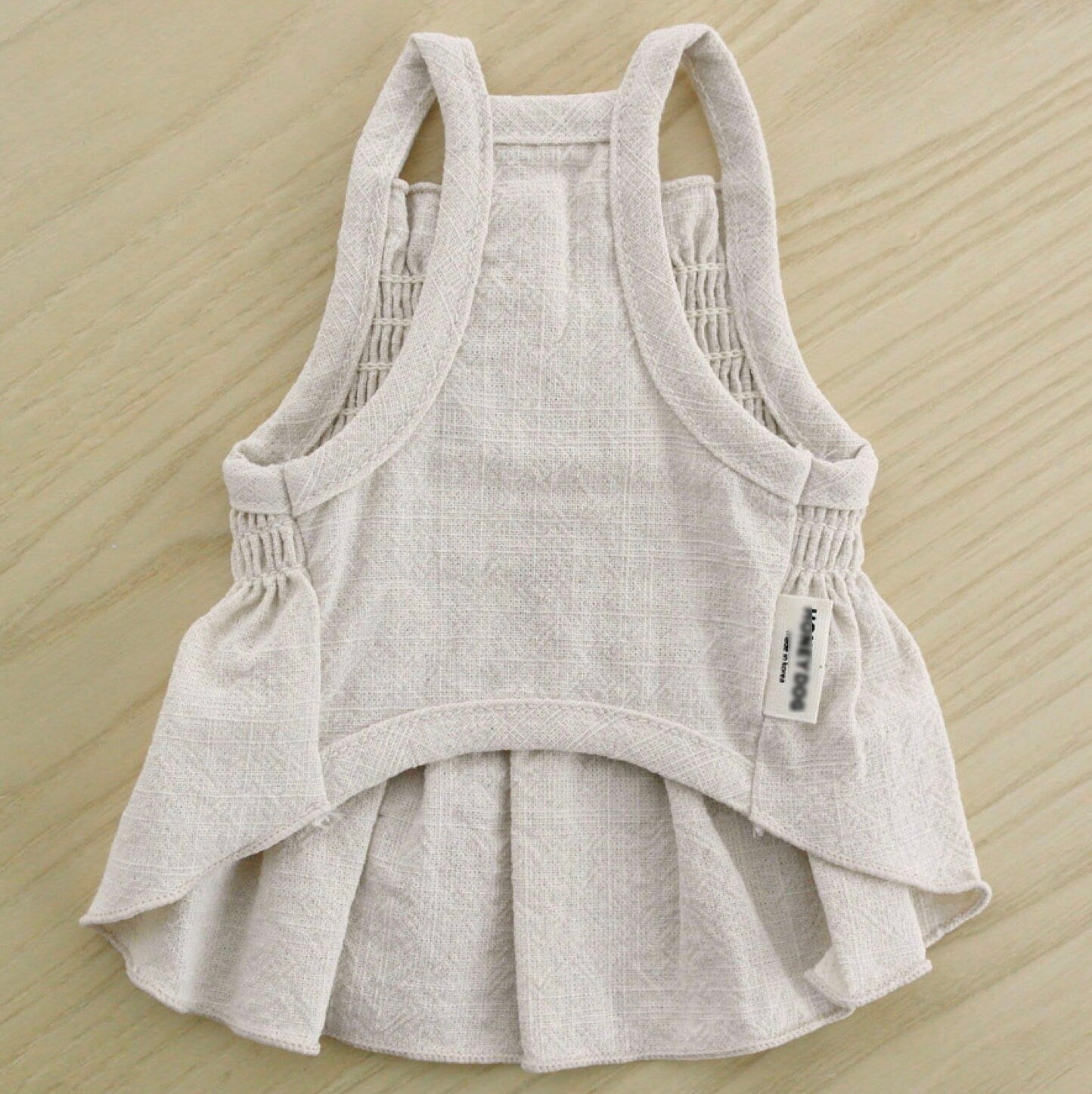 Linen Daisy Smocked Dress