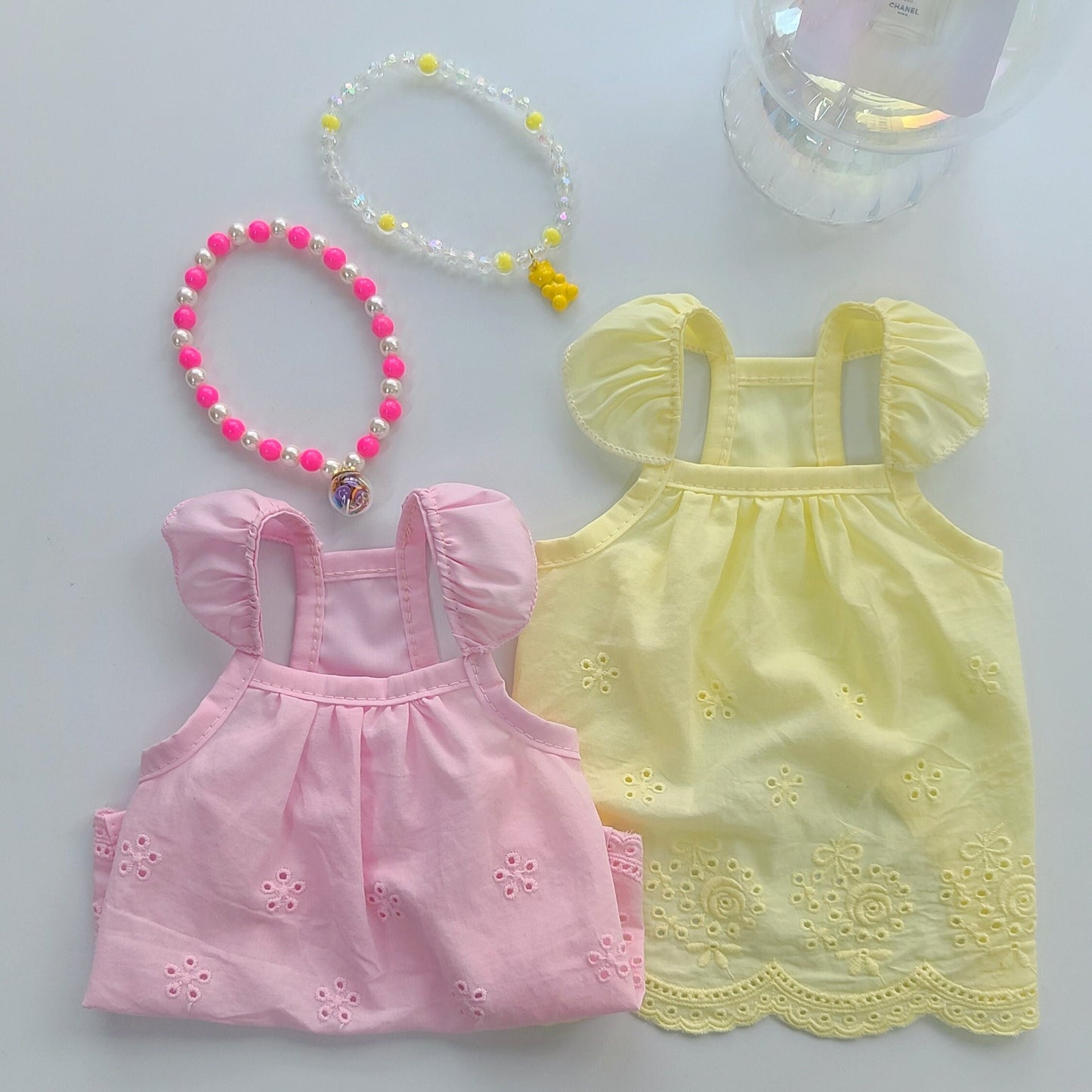 Eyelet Smocked Dress