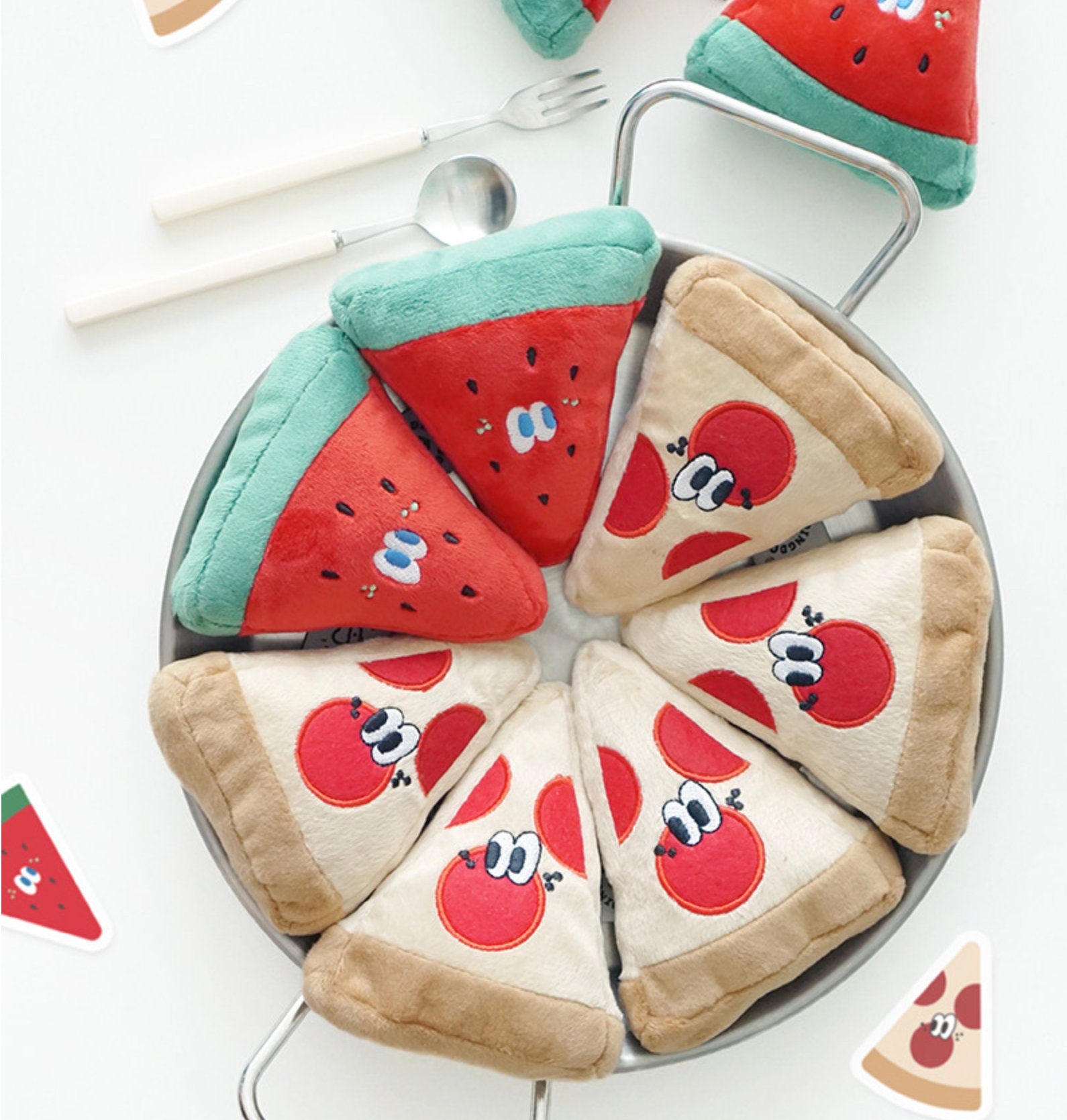 Snuffle Pizza Watermelon Dog Toy - Main Image