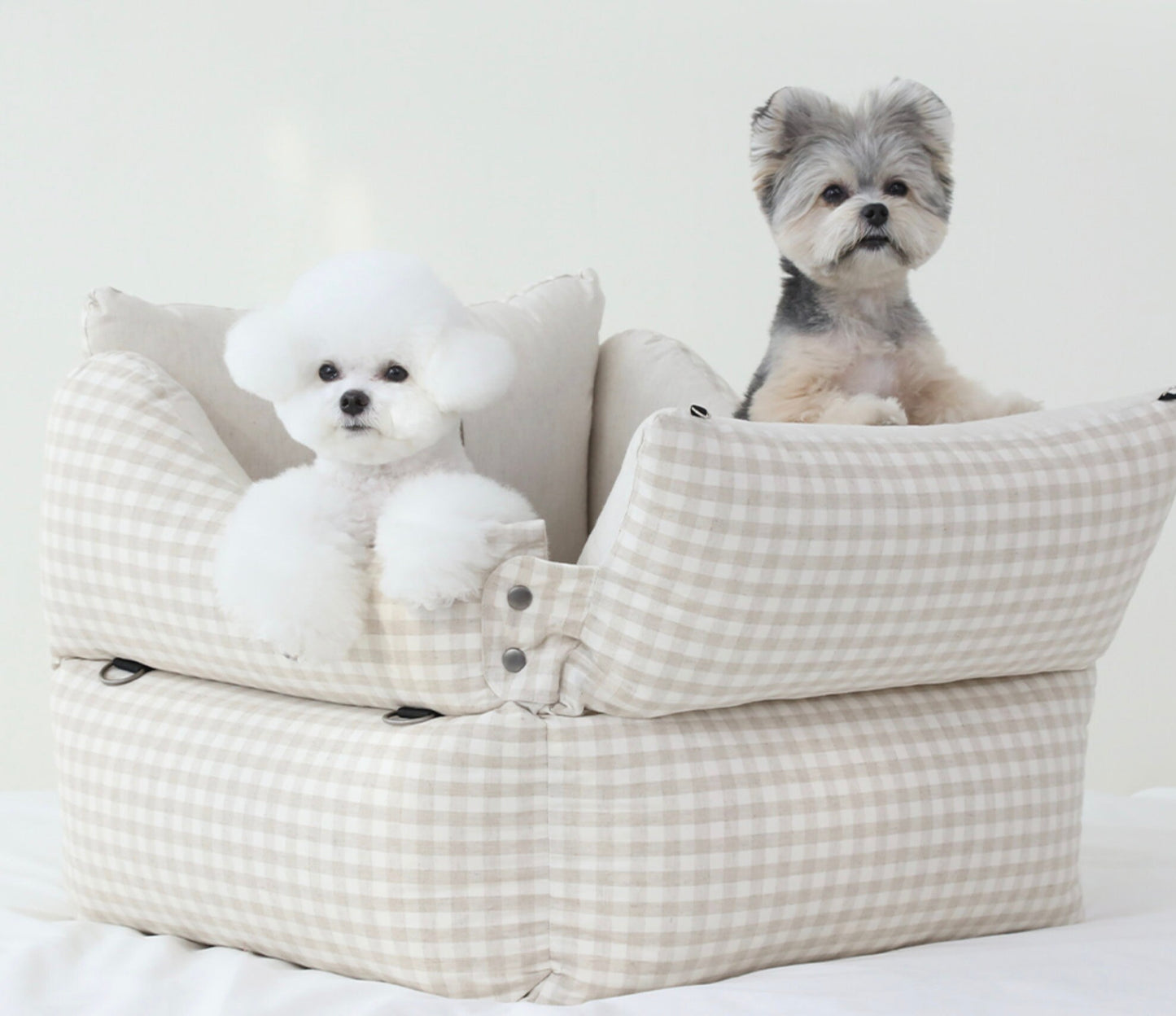 Smart Linen-Cotton Pet Car Seat